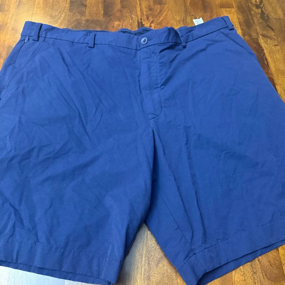 Vineyard‎ Vines OTG On-The-Go Shorts Mens 44 Navy Blue Performance Stretch Golf
